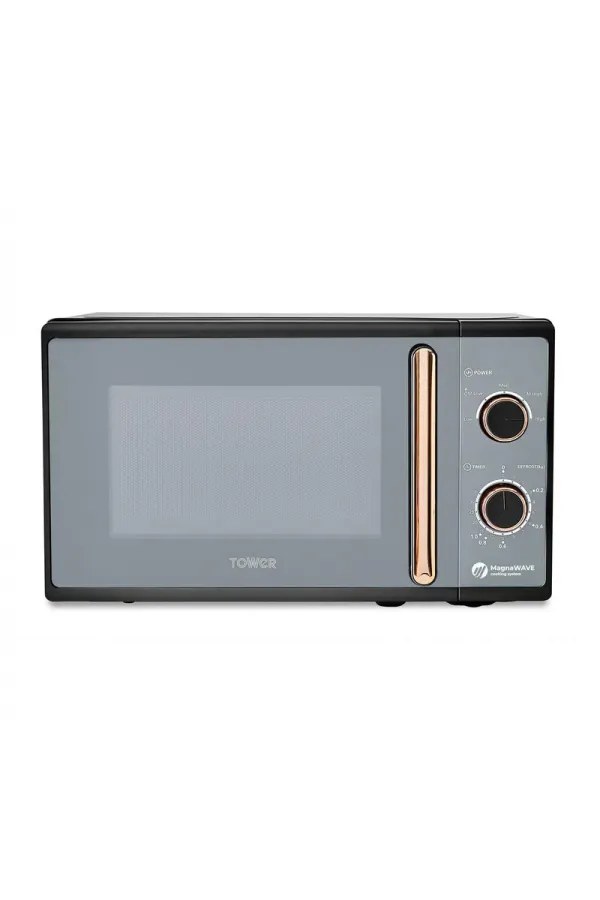 Tower Cavaletto T24038RG микроволновая печь 20 л, 800 Вт, чёрная