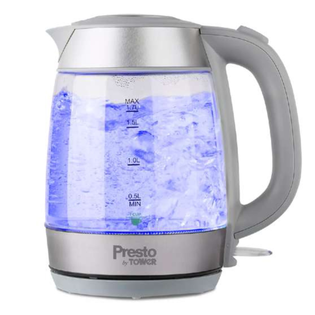 Tower Presto Glass PT10040GRY Cam Su Isıtıcısı 1,7 L 2200 W