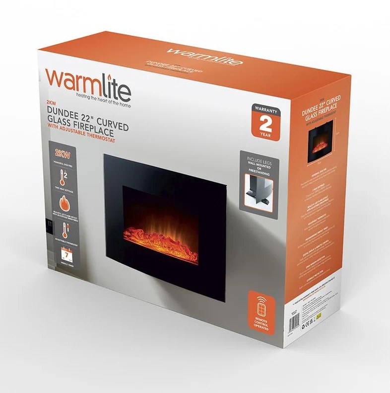 Warmlite Dundee WL45056BF 2000 W Electric Heater