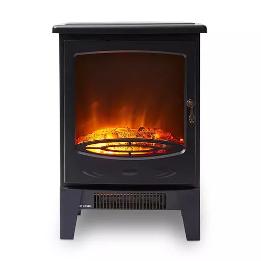 Warmlite Jesmond WL46040, электрическая печь 1850 Вт, чёрная