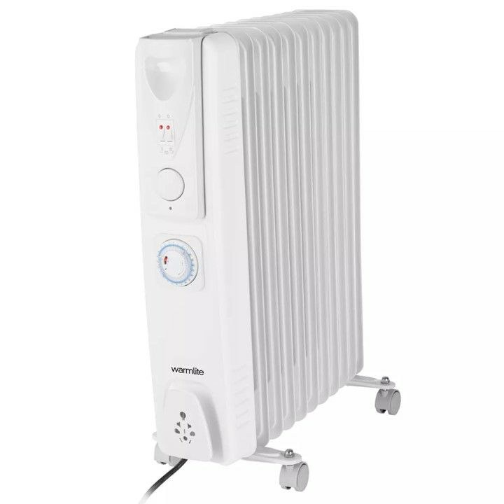 Warmlite WL43005YTW, масляный радиатор 2500 Вт, 11 секций