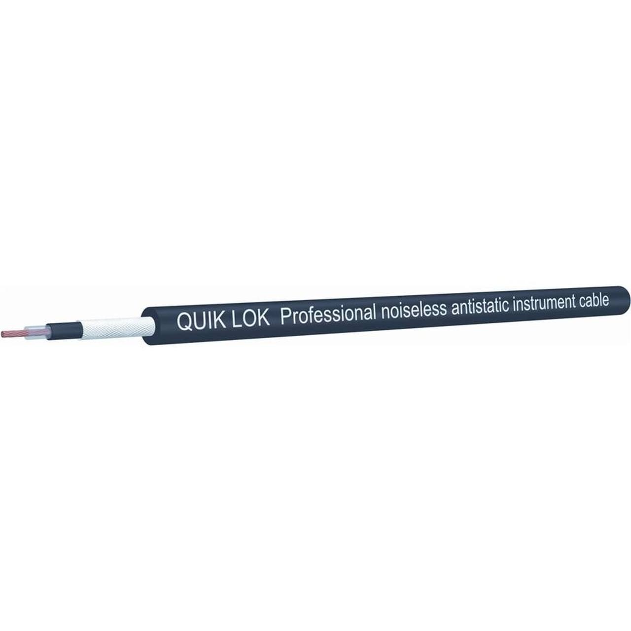 Quik Lok CS/732BK Professional Instrument Cable, Black