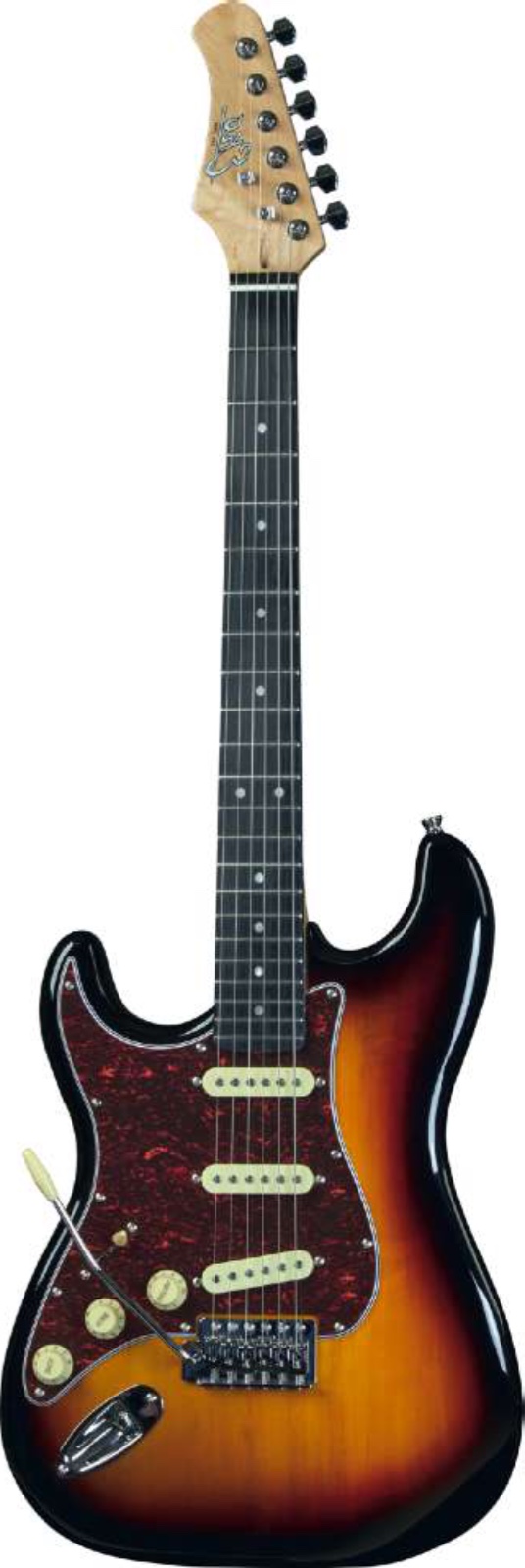 Eko S-300 Elektro Gitar Sunburst Solak