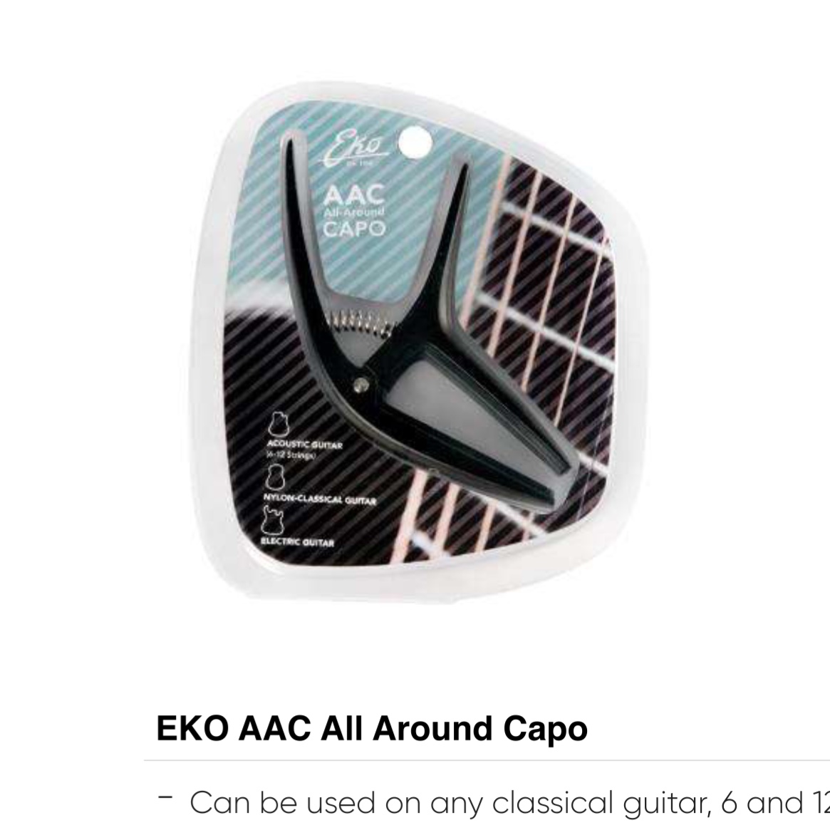 EKO AAC All Around Capo Gitar Kaposu