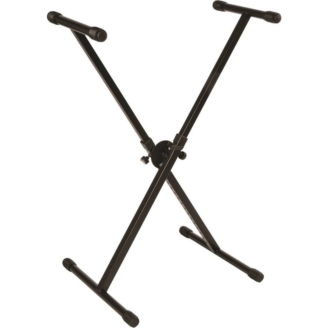 Quik Lok BS/619 Black Telescopic Folding Amp and Rack Stand