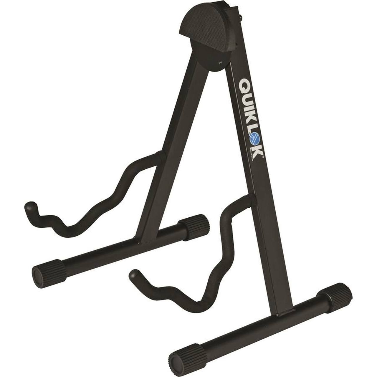 Quik Lok GS/438 Black A-Frame Acoustic and Electric Guitar Stand