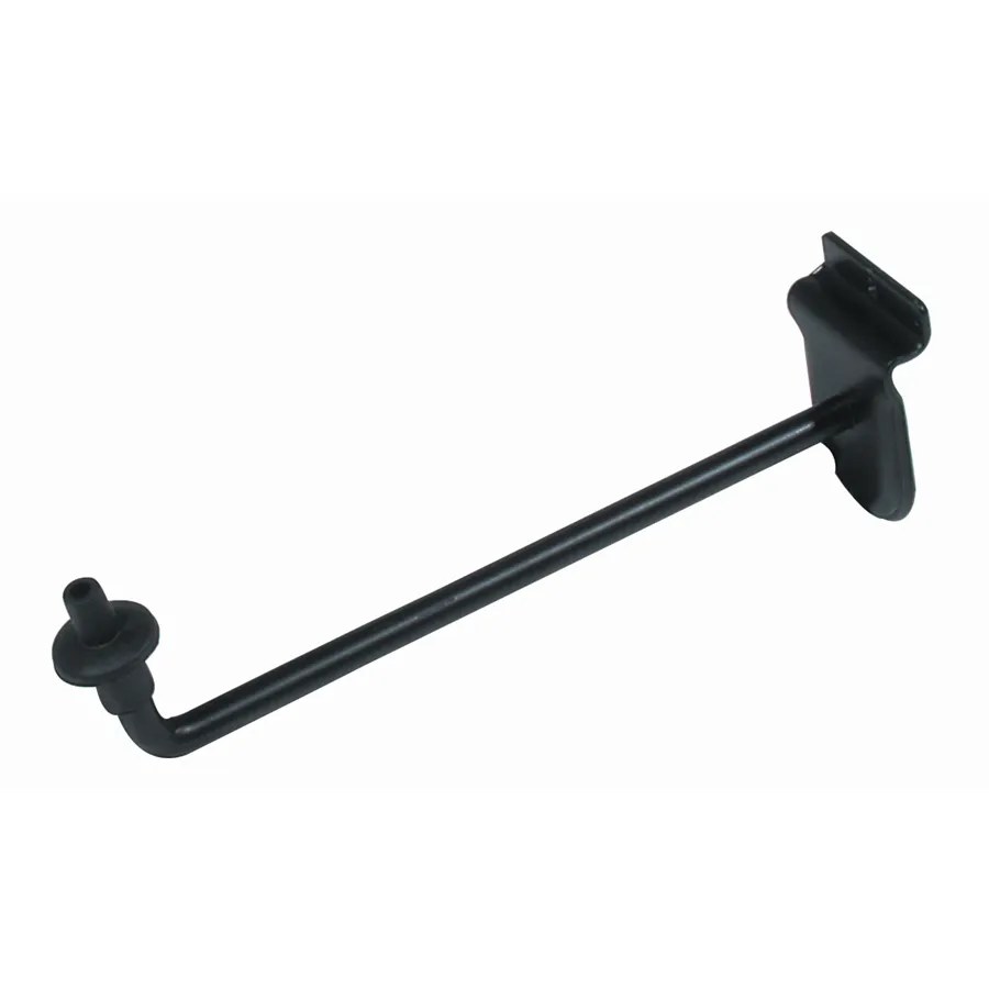 Quik Lok SW/602L — чёрный длинный держатель тарелки Slatwall, 30 см