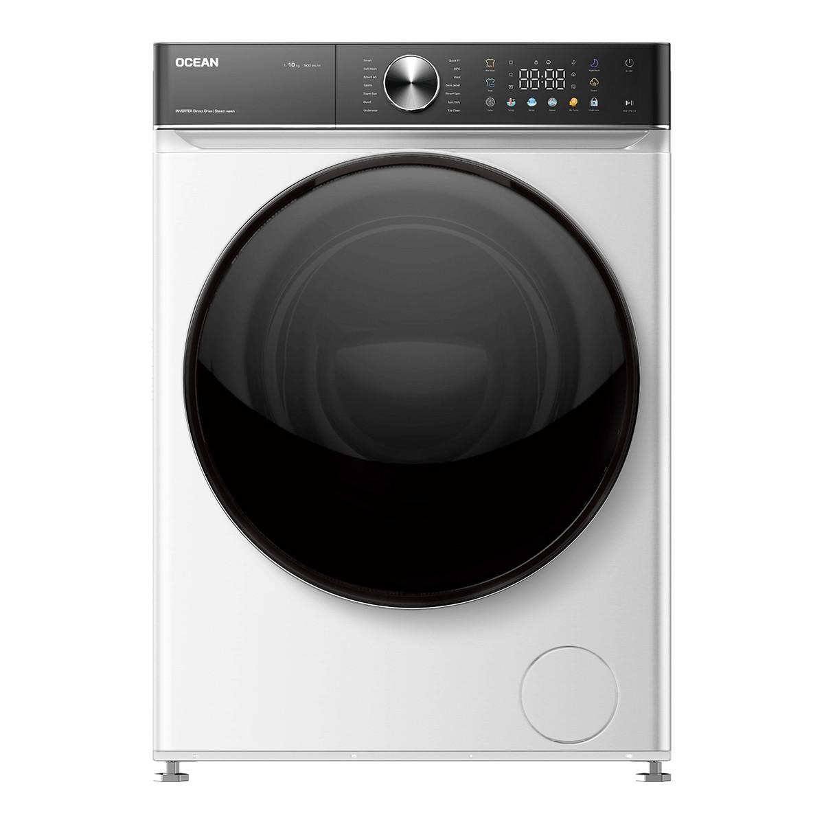 Ocean Vintage Retro Aesthetic Style OCD 1004 WT Z 3 10 kg Isı Pompalı Beyaz Kurutma Makinesi