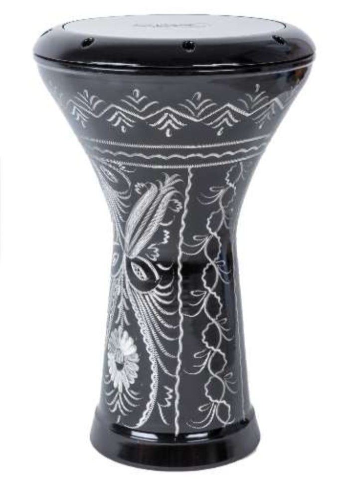 Donizetti Mısır Darbuka 43 cm Siyah, Mavi veya Kırmızı İşlemeli