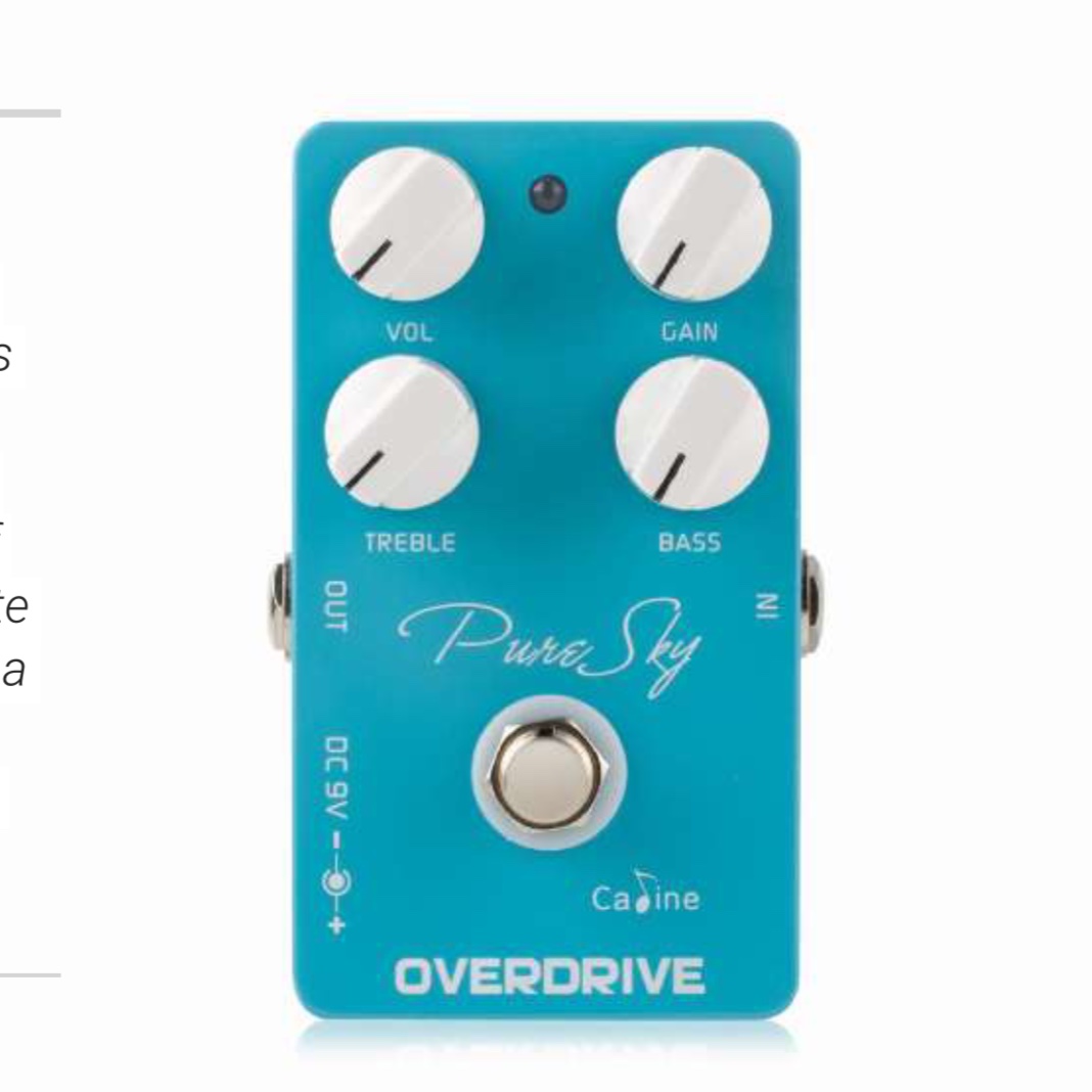 Caline Pure Sky CP-12 Overdrive Pedalı