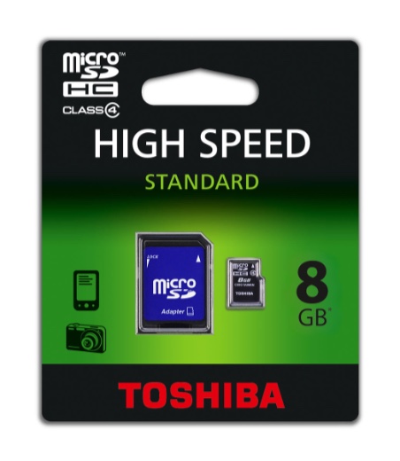 Toshiba SDHC 8 GB Hafıza Kartı