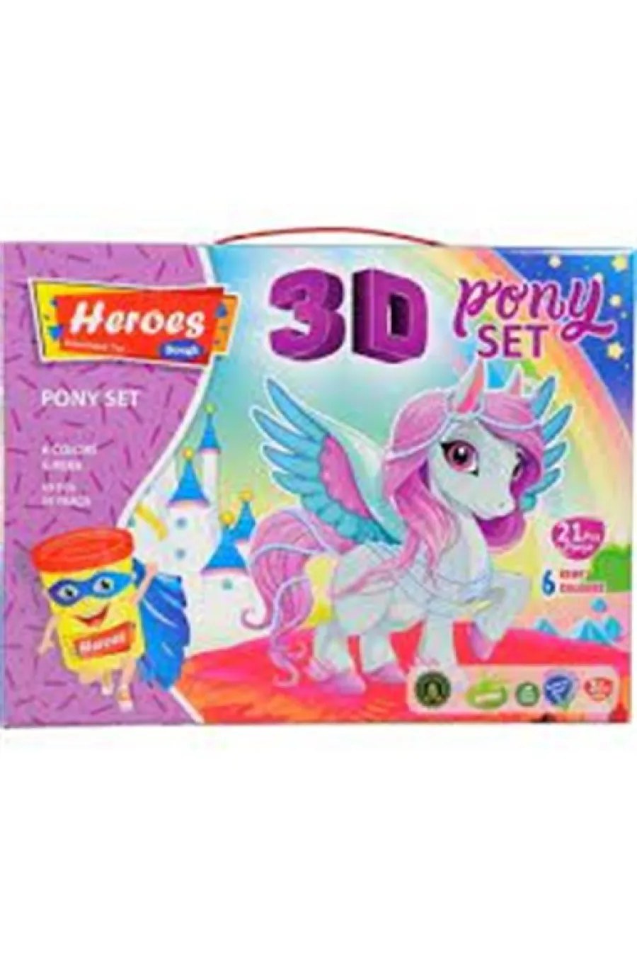 ALPA Heroes 3D Pony набор для лепки ERN-569