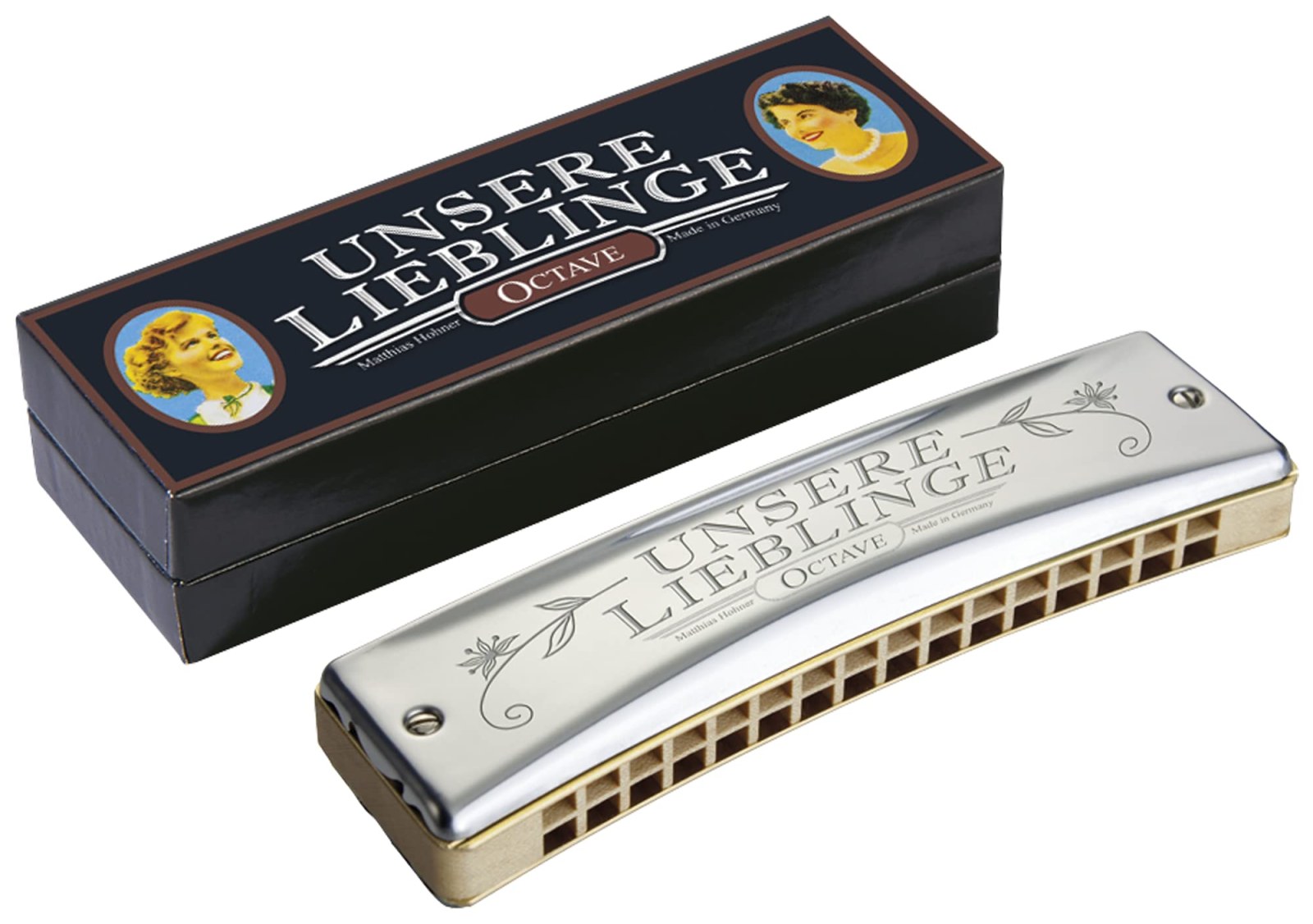 Hohner Lieblinge 24 Octave — октавная губная гармошка, 24 отверстия, C