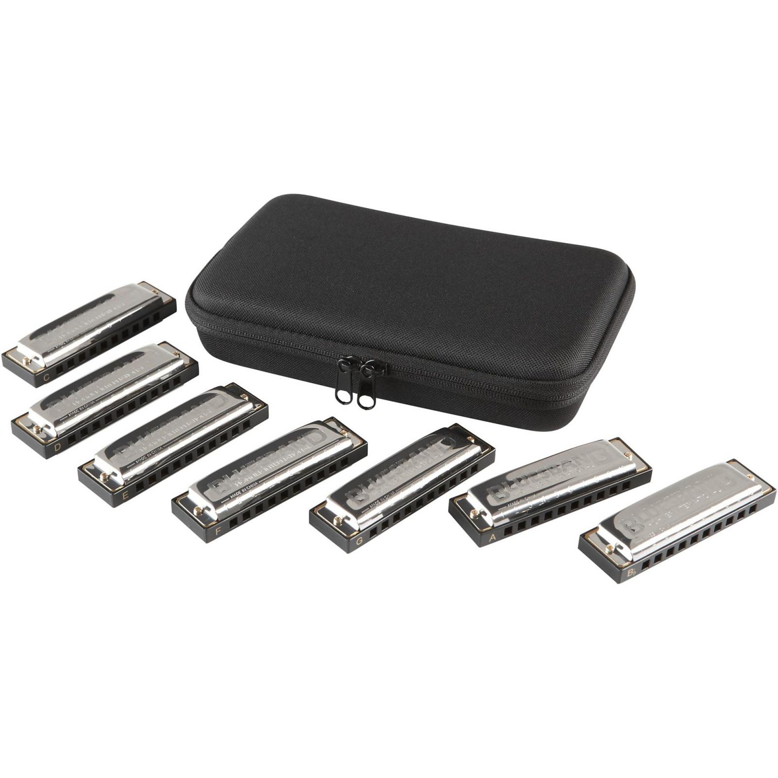Hohner M91105 — набор блюзовых губных гармошек, 7 тональностей