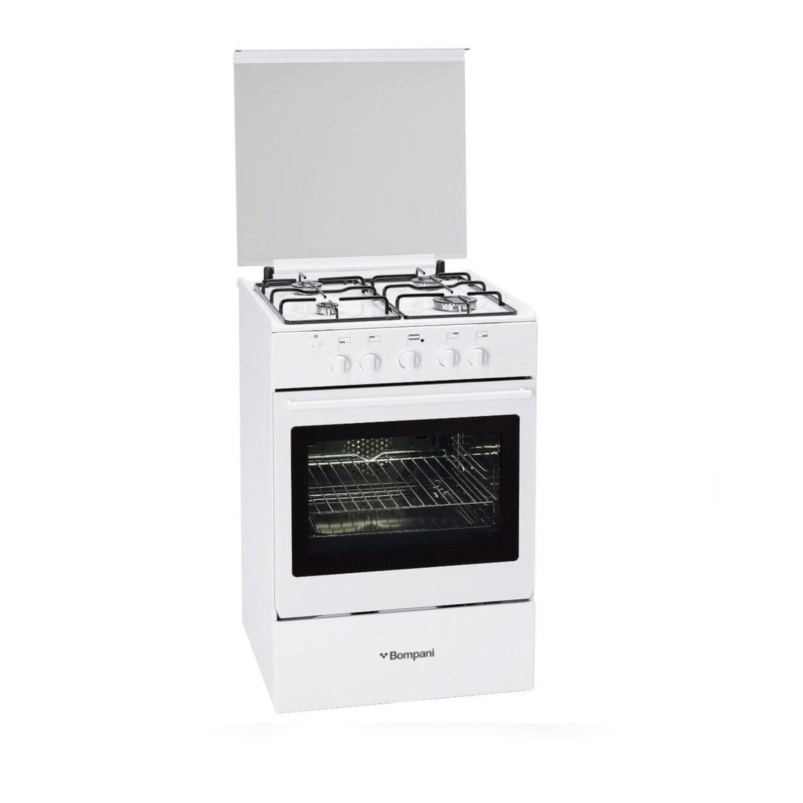 Bompani BO 710 XG DIVA Series, белая газовая плита 55 см