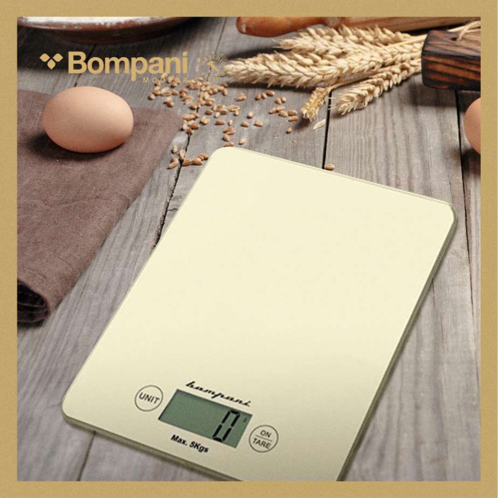 Bompani Bilancia Digitale Mutfak Tartısı 5 kg Limon Yeşili