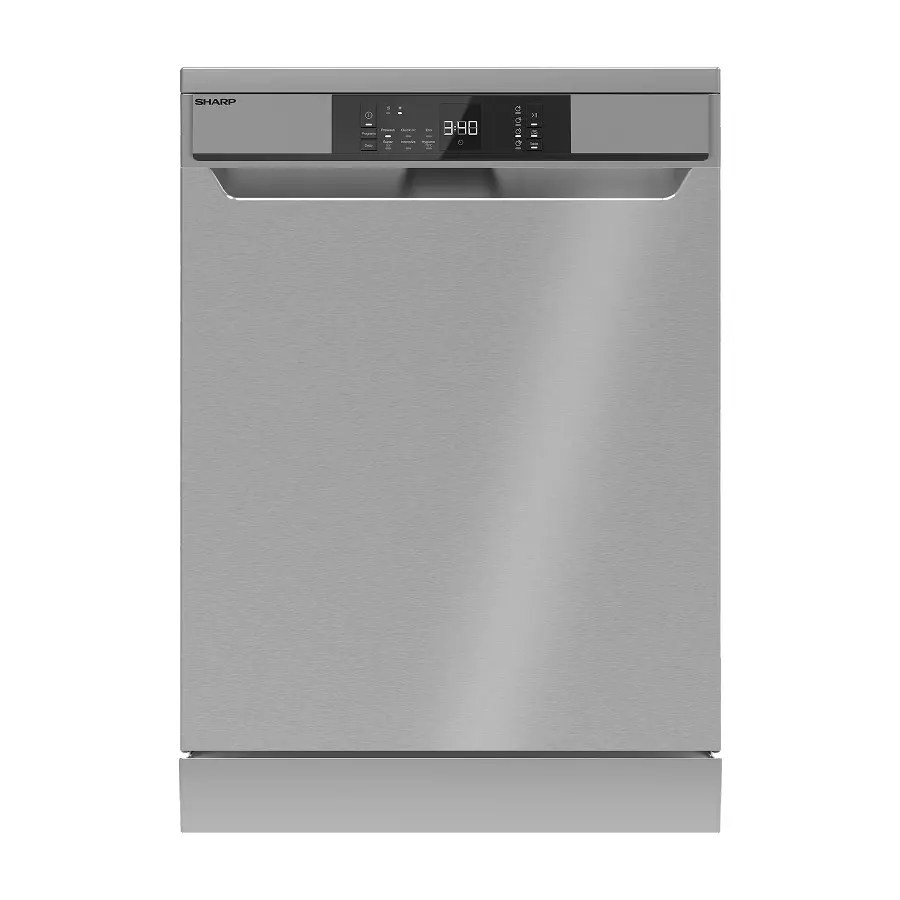 Sharp QW-NA1BF47EI 3-Programme Silver Dishwasher