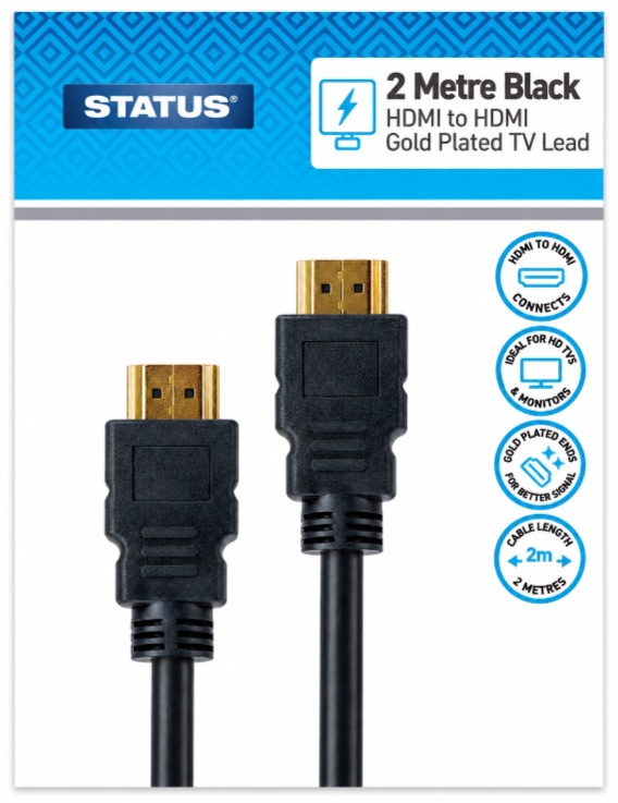 2 Metre HDMI Kablosu Siyah