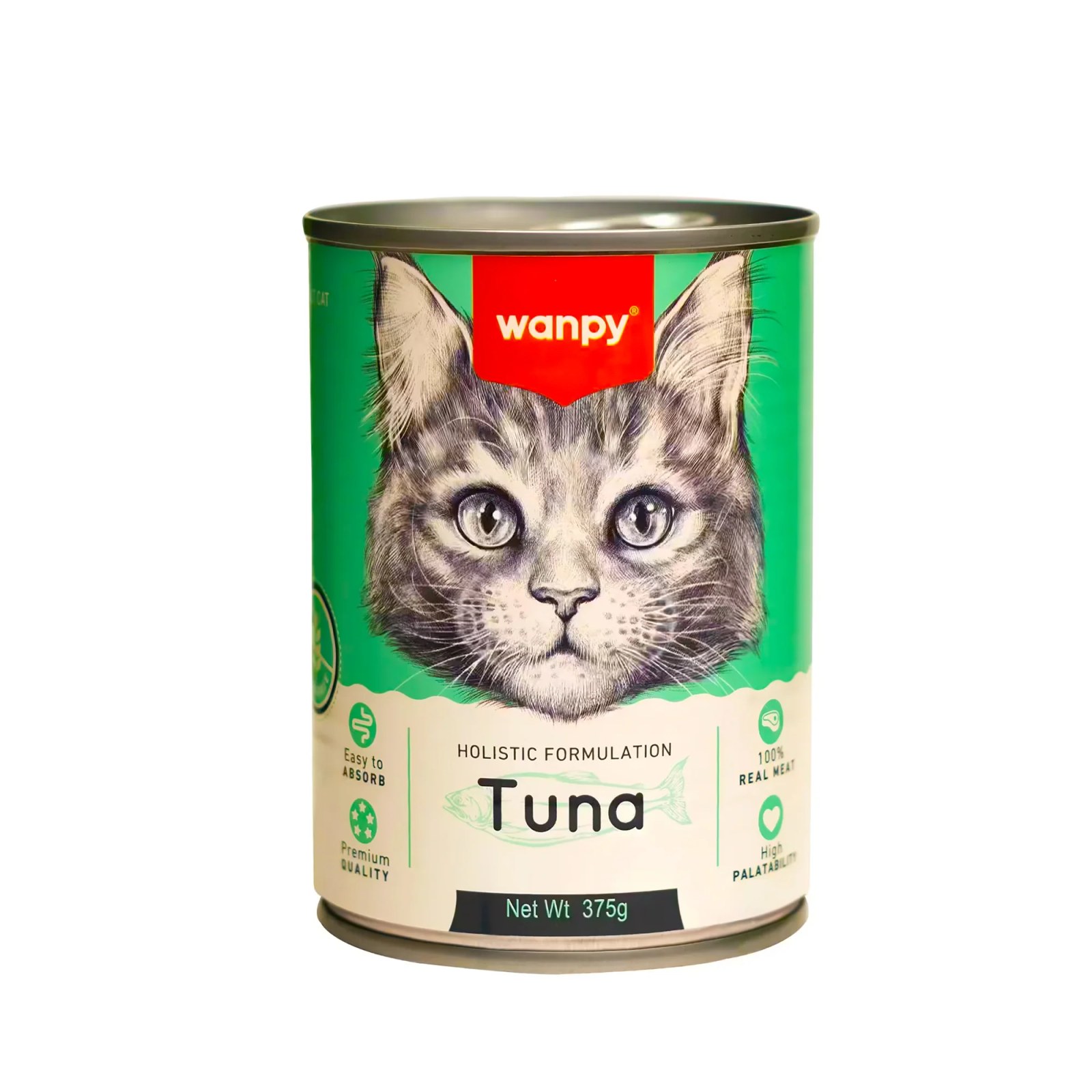 Wanpy Tuna Wet Cat Food 375 g