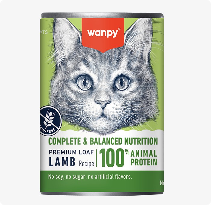Wanpy Complete and Balanced Lamb Wet Cat Food 375 g