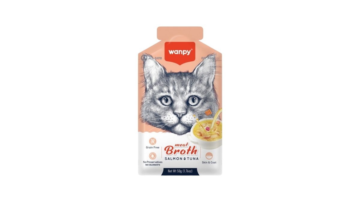 Wanpy Meat Broths Tuna & Salmon for Cats 50 g