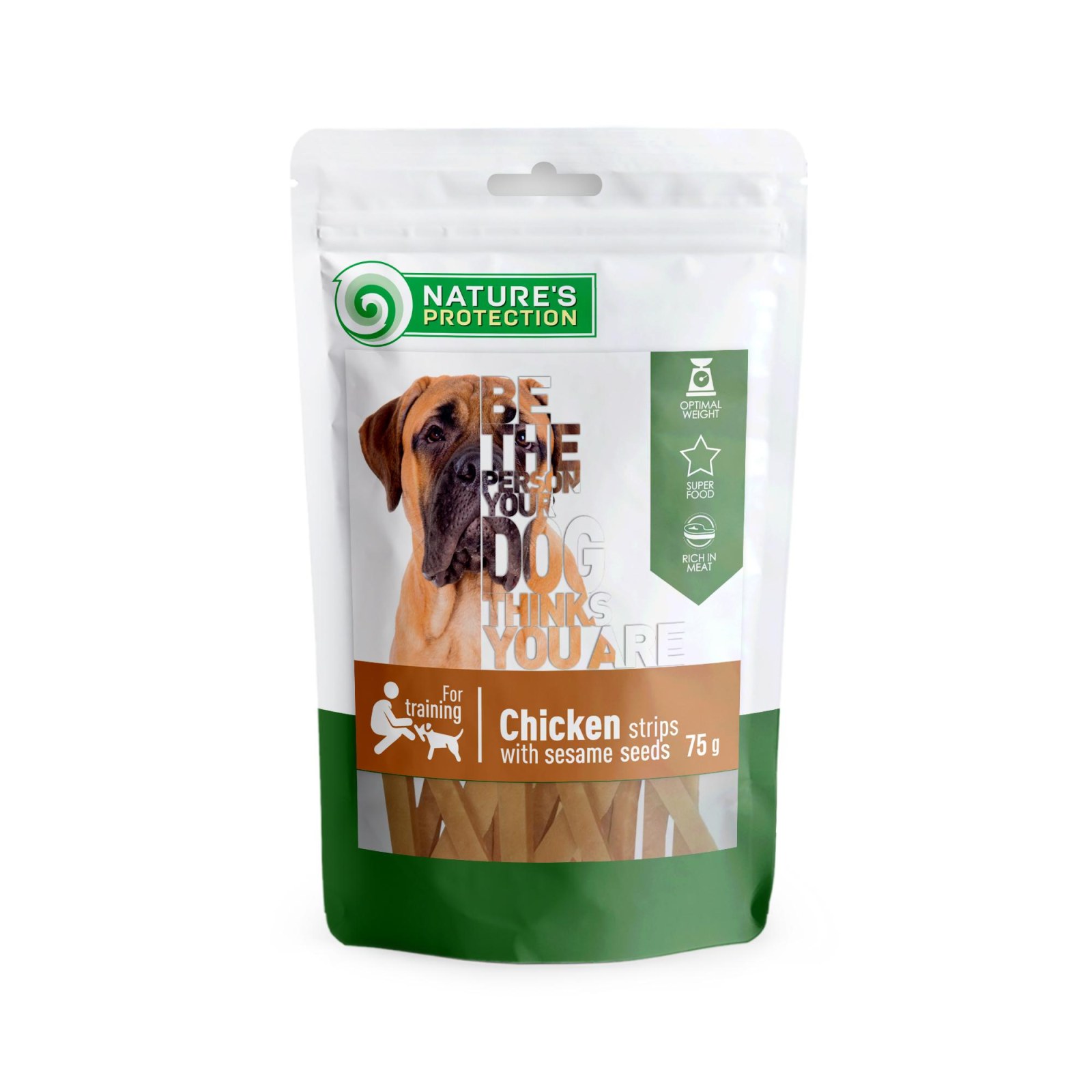 Nature's Protection snack for dogs chicken strips with sesame