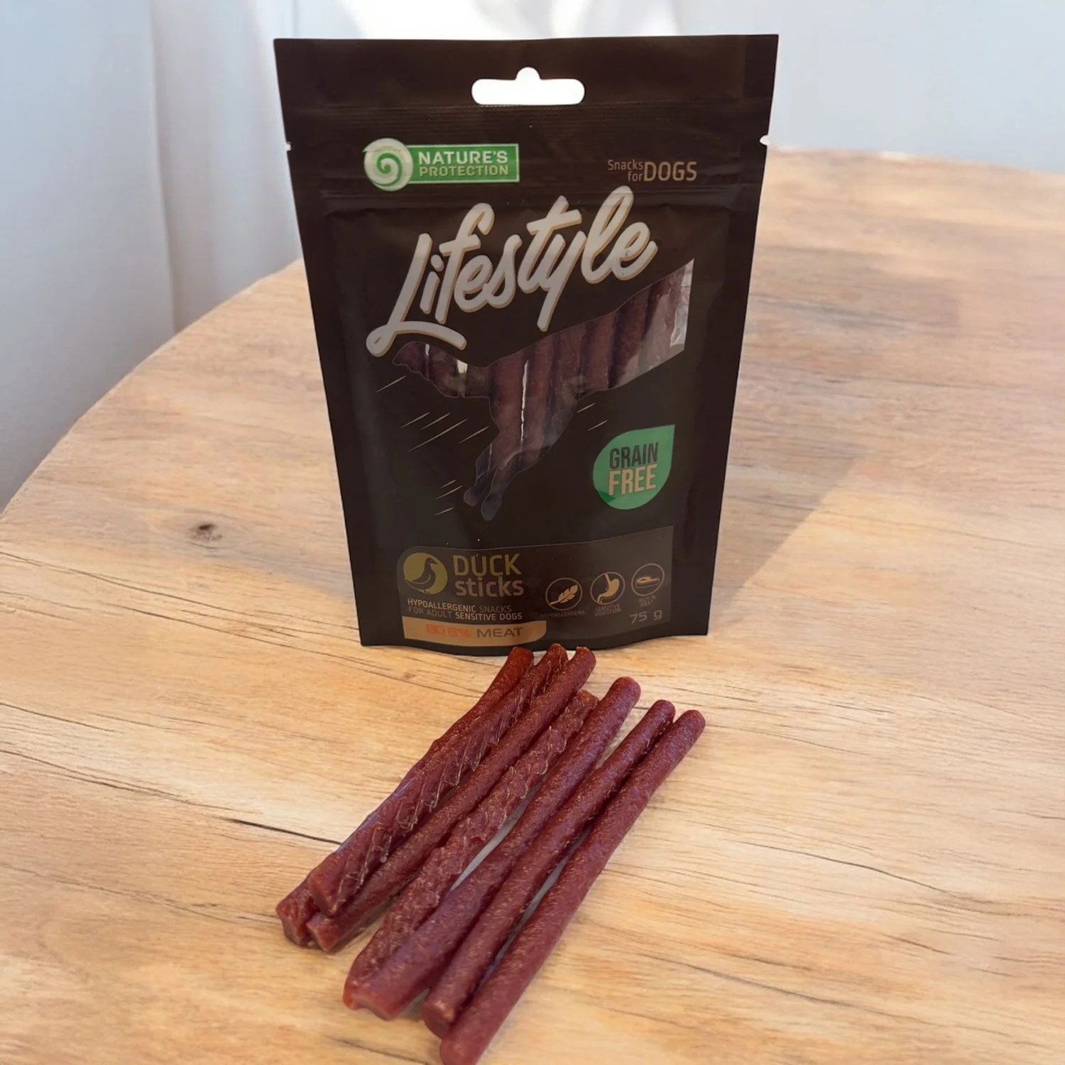 Nature's Protection Lifestyle Duck Sticks Dog Treats