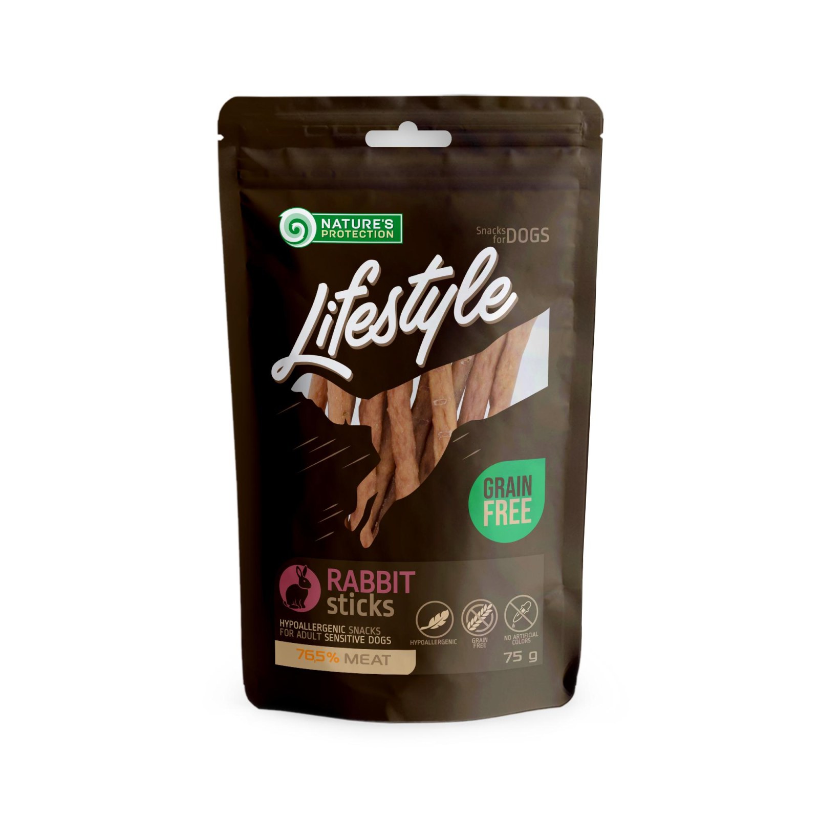 Nature's Protection Lifestyle Rabbit Sticks Dog Treats