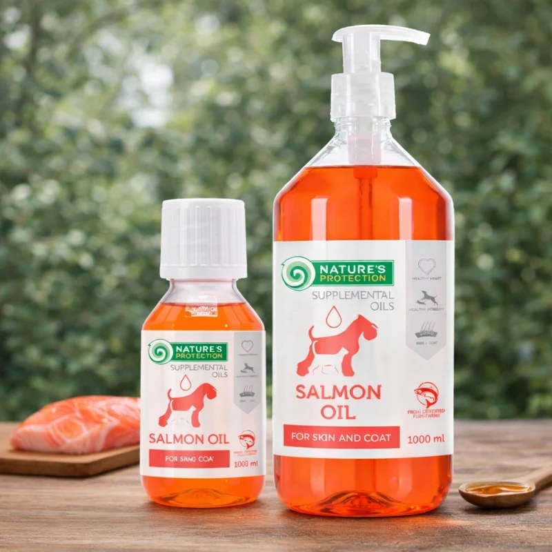 Nature's Protection Salmon Oil for Adult Dogs and Cats