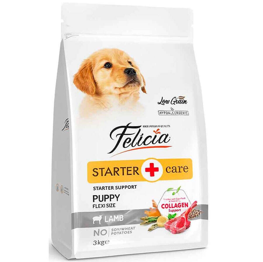 Felicia Low Grain Puppy Small-Mini корм для щенков с ягнёнком, 3 кг