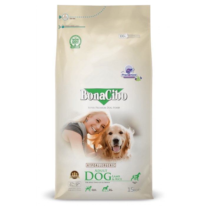 Bonacibo Superpremium Adult Dog Lamb & Rice 15 kg