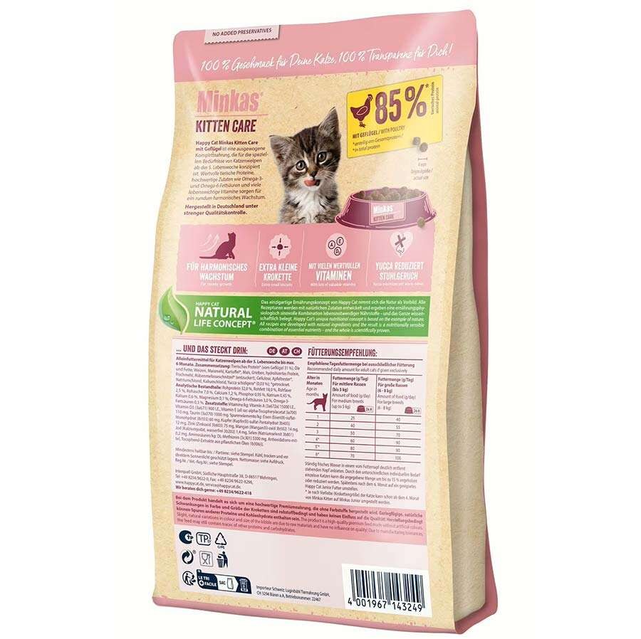 Minkas Kitten Kedi Maması