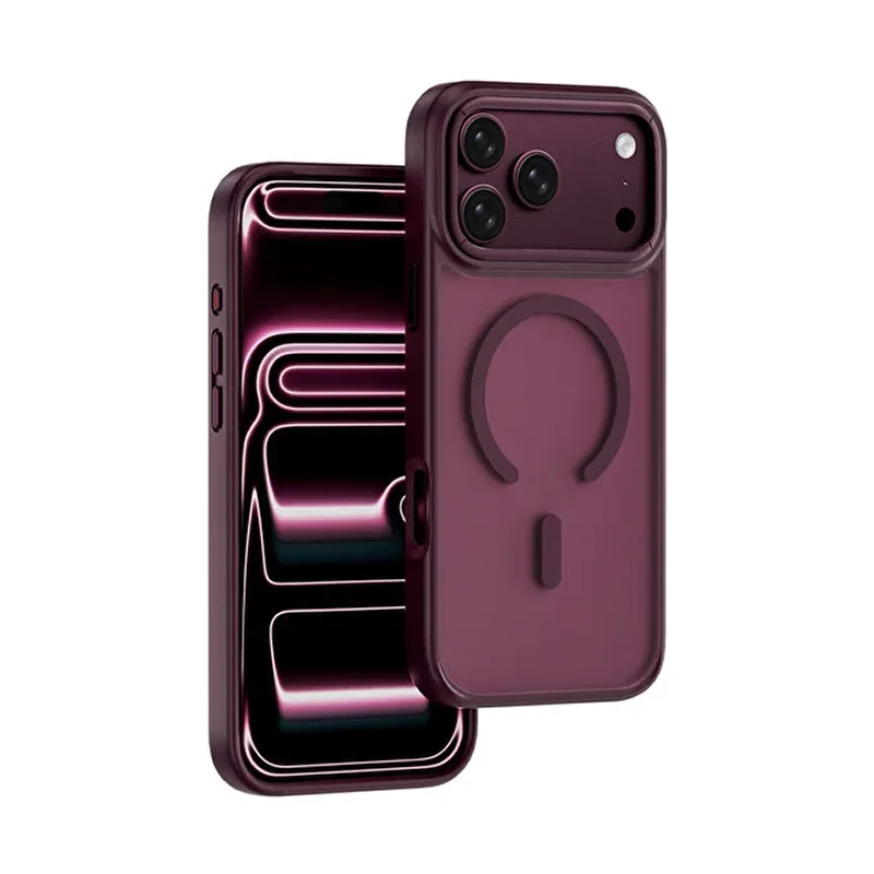 Wiwu ArmorPro MagSafe iPhone 17/18 Pro Max Kılıf – Bordo