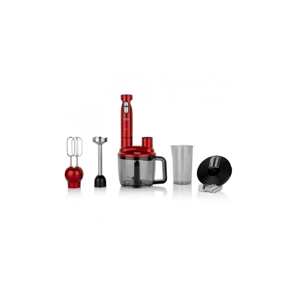 Schafer Chef Blend Mega, красный набор погружного блендера