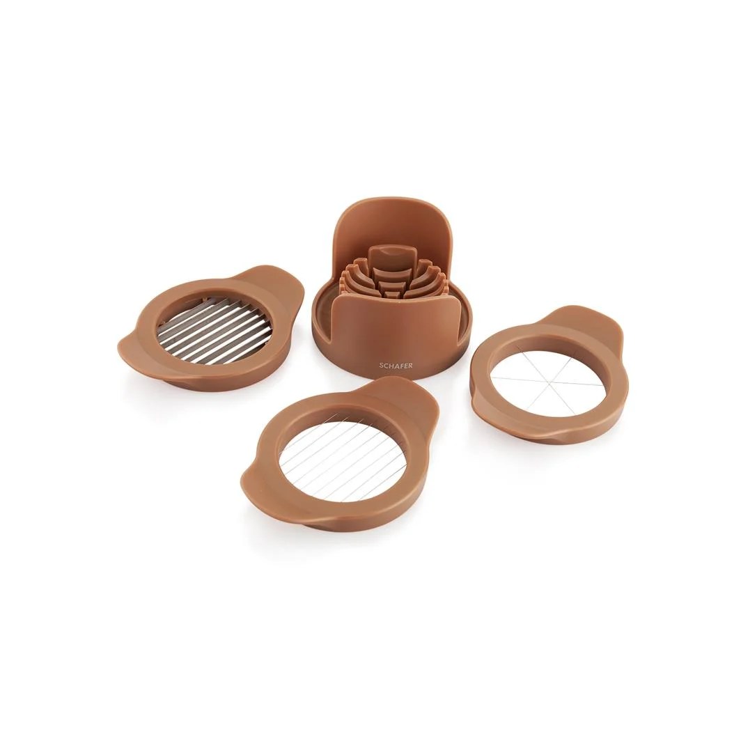 Schafer Easy 4-Piece Food Chopper Set, Pink