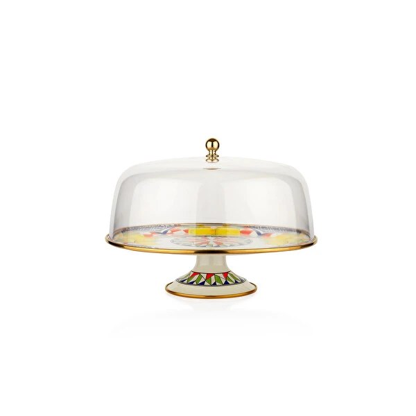 Schafer Sourtie двухъярусная подставка для торта с крышкой, 2 предмета