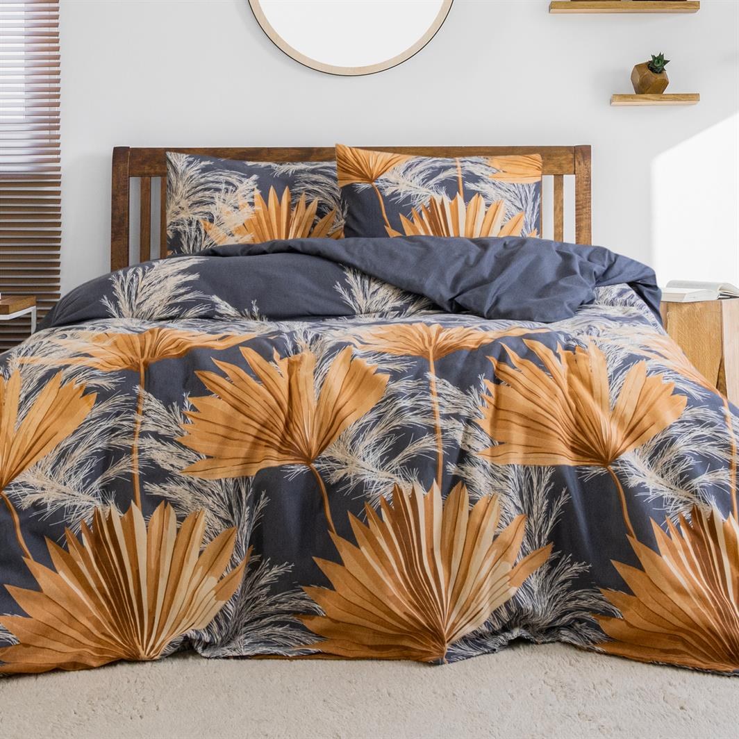 Schafer Palm Çift Kişilik Nevresim Takımı 4 Parça