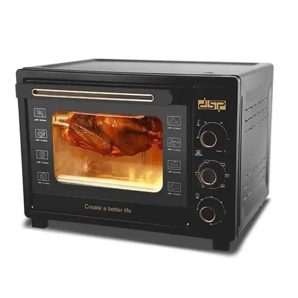 DSP Professional DSP-KT50B турбо мини-печь 50 л, 1800 Вт, чёрная