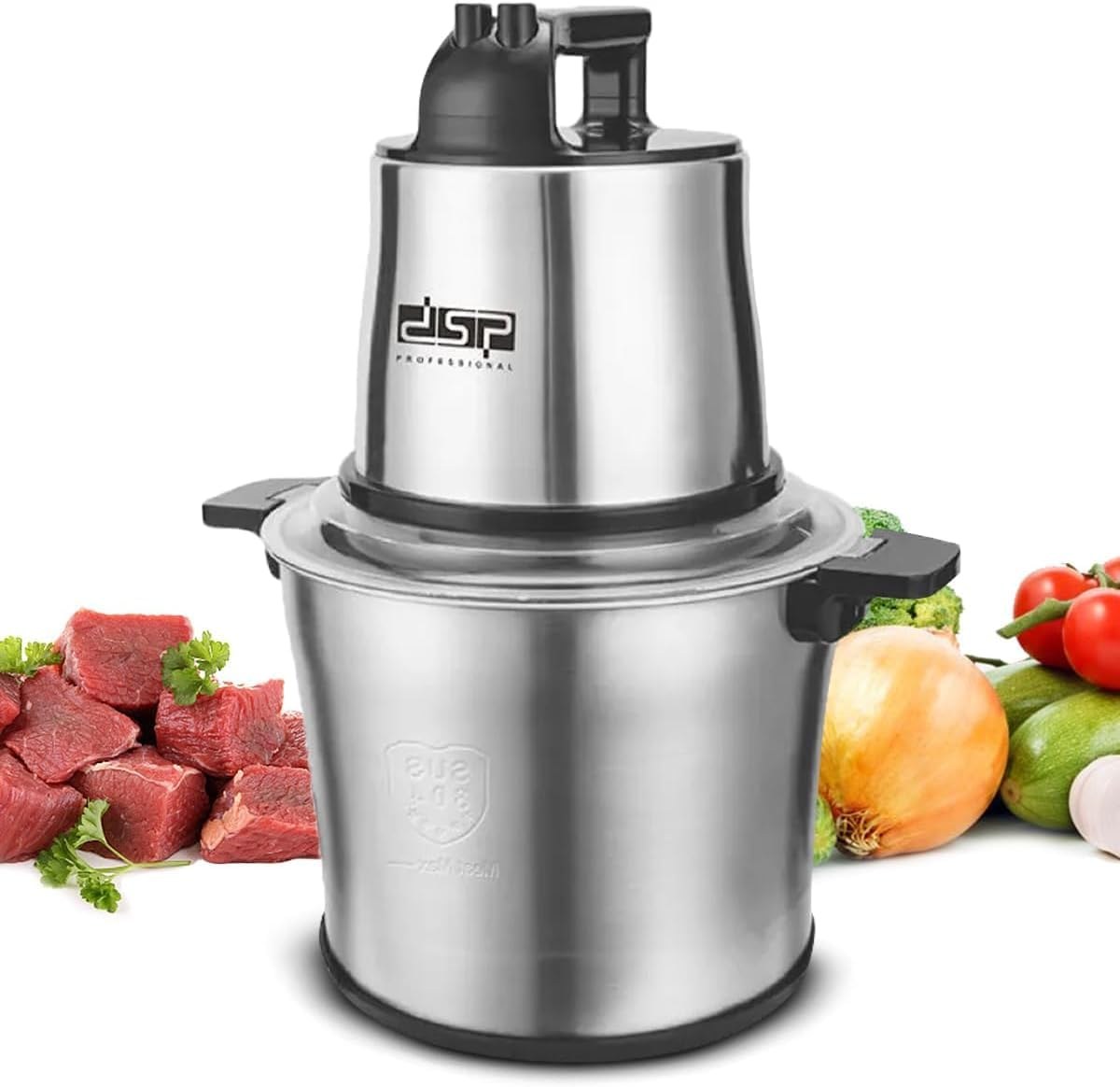 DSP Professional DSP-KM4090 стальной измельчитель 10 л, 1400 Вт