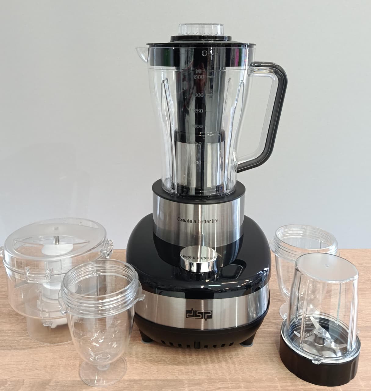 DSP Professional DSP-KJ2177U — набор погружного блендера 6 в 1, 800 Вт