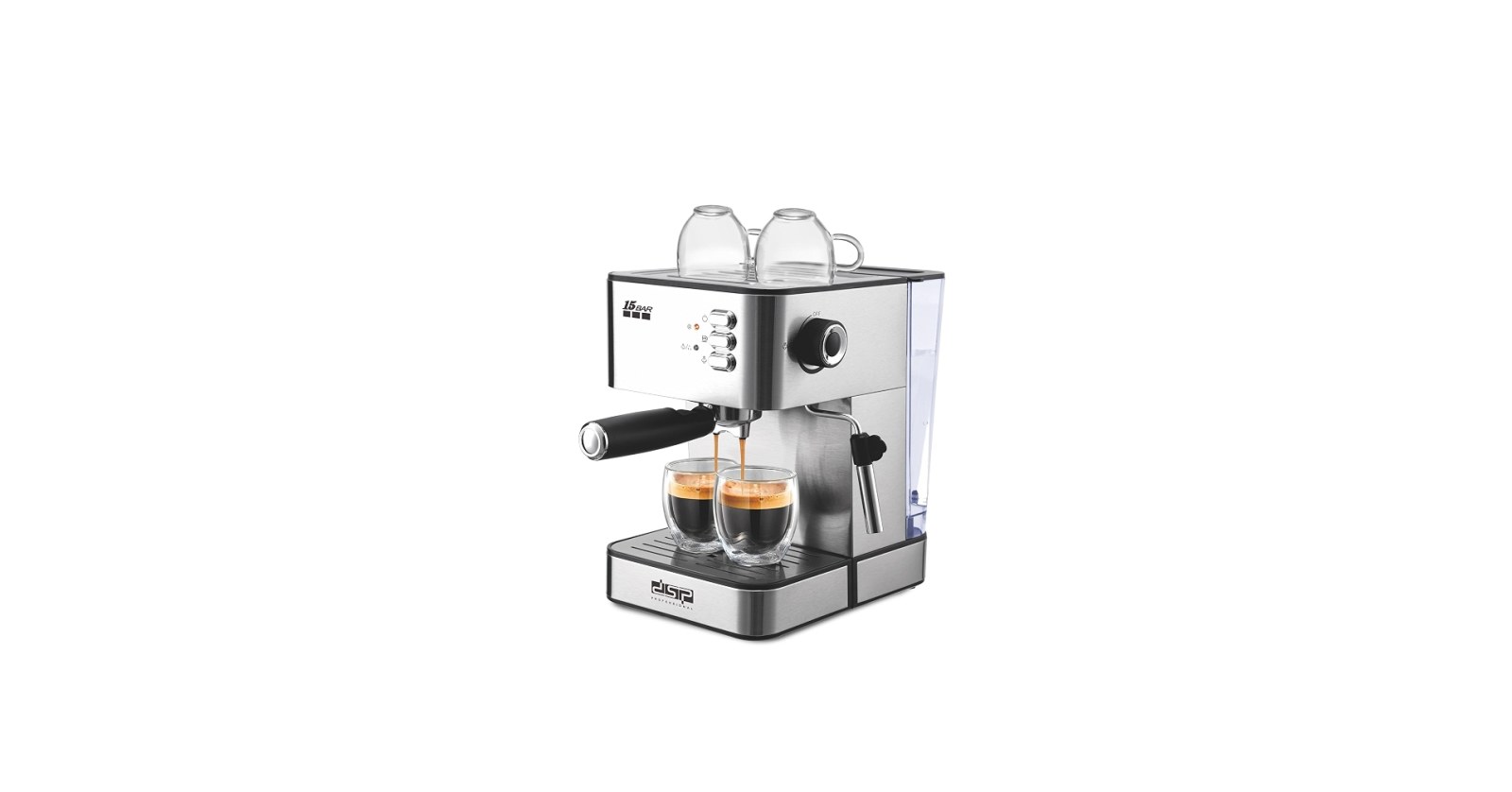 DSP Professional DSP-KA3091 рожковая кофеварка, 1,8 л, 850 Вт