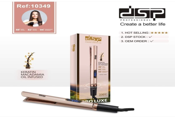 DSP Professional DSP-10349 Hair Straightener, 45 W, 230 °C