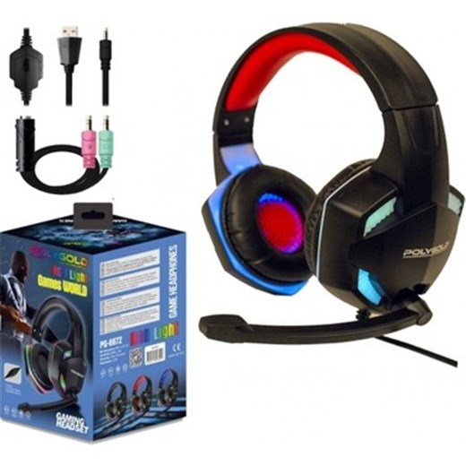 PG-6972 RGB IŞIKLI GAME HEADPHONES - OYUNCU KULAKLIK