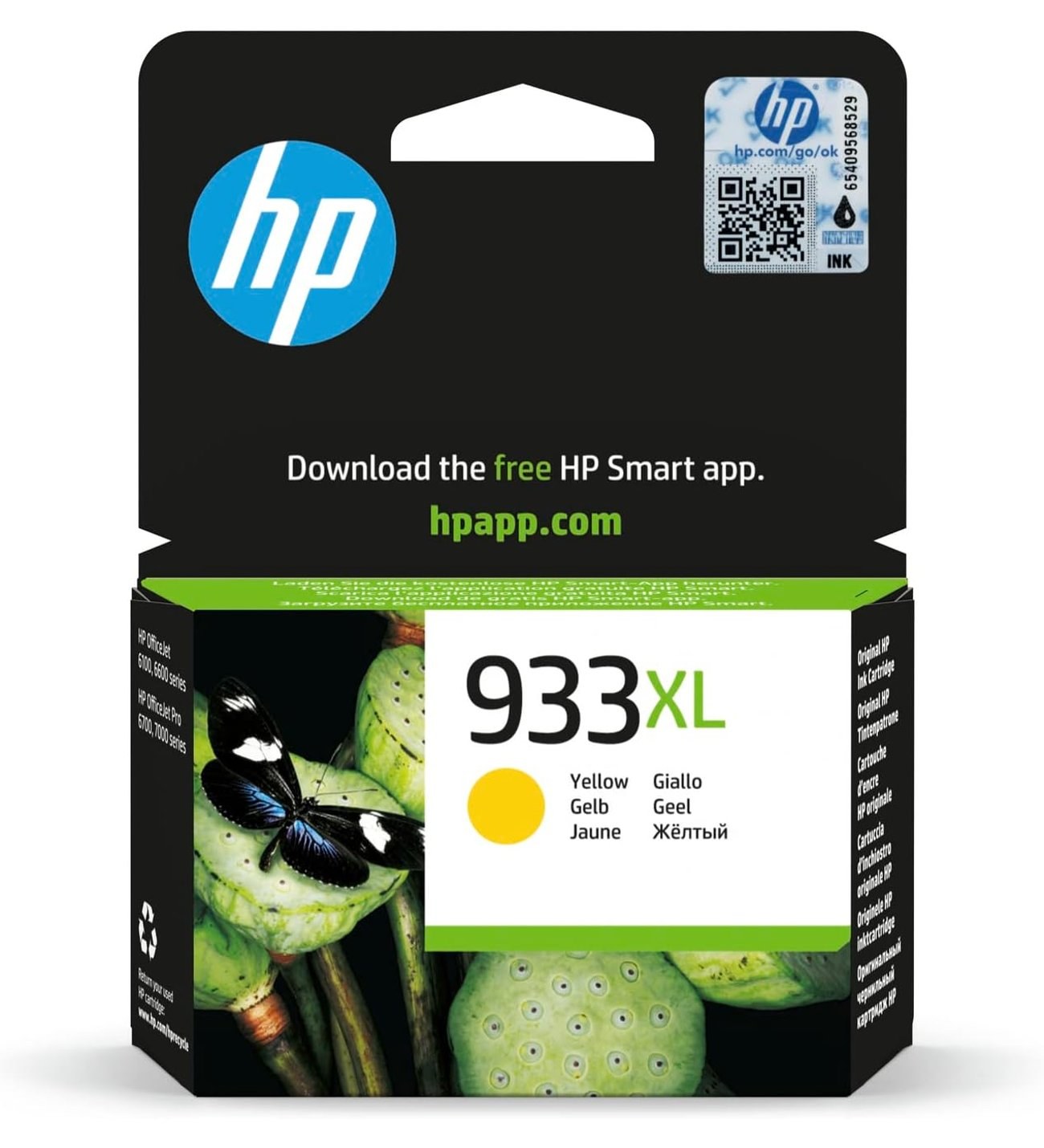 HP No 933XL Жёлтый картридж