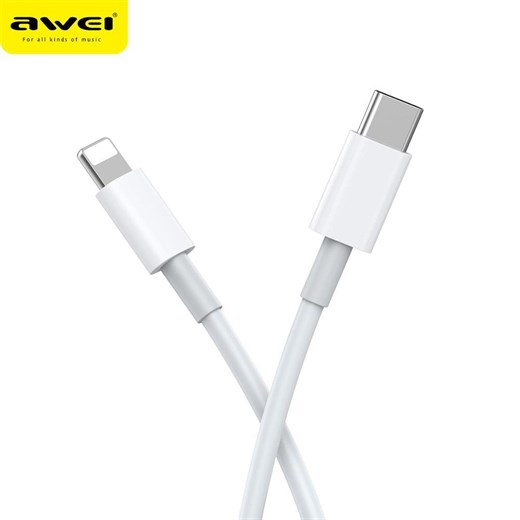 AWEI CL68 TYPE-C/IPHONE KABLO PD3.0