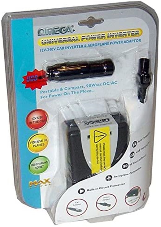OMEGA 27102 PI-02 CAR INVERTER 12V TO 240V