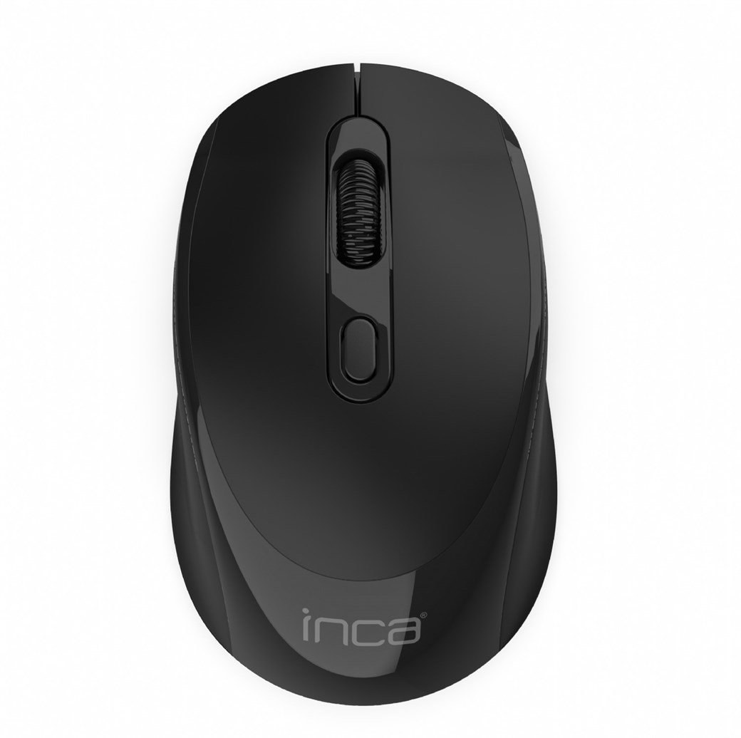 INCA IWM-394T Wireless Mouse, 1600 DPI, Black