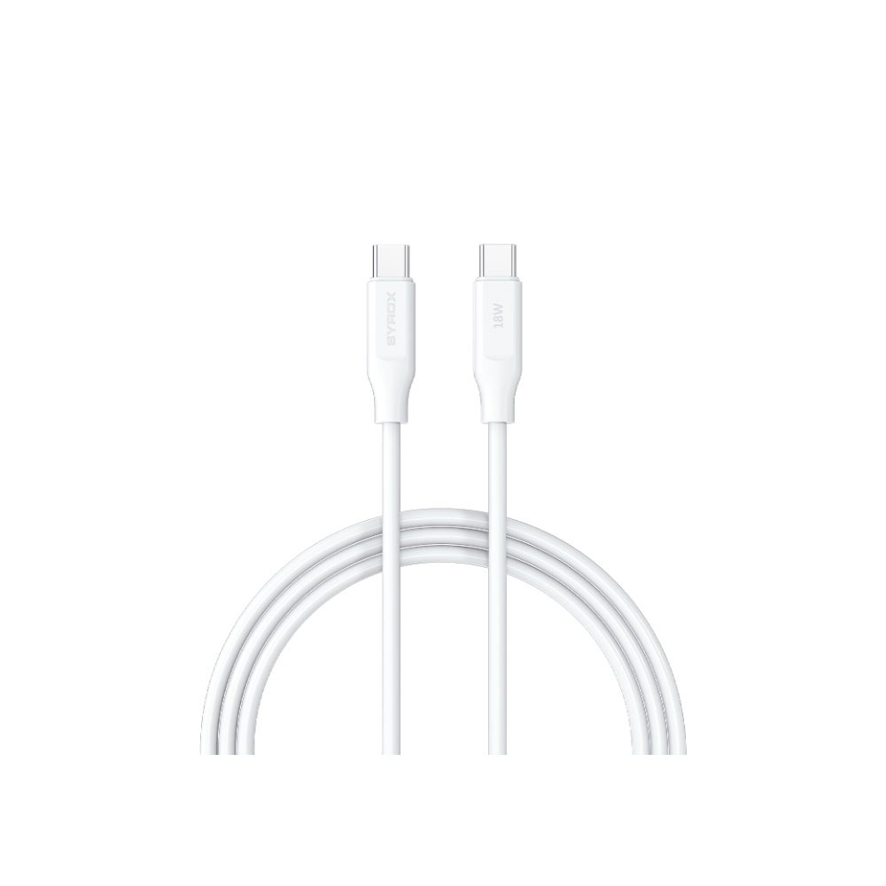 Syrox PD18TK 18W 1 m Type-C to Type-C Charging Cable