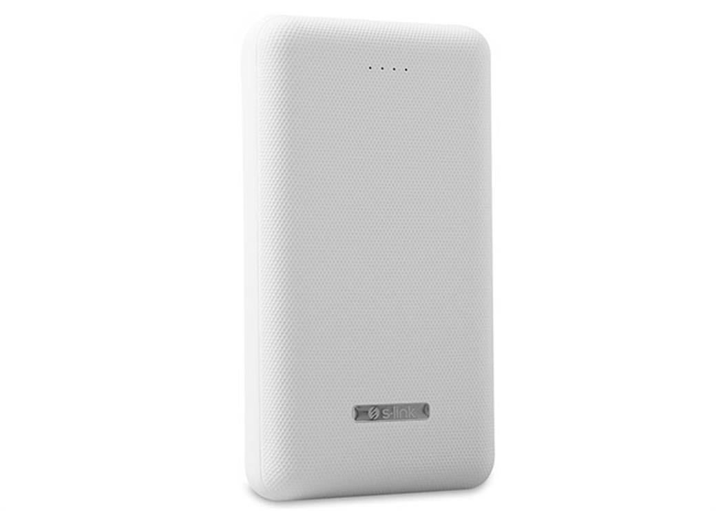 S-Link IPG23, внешний аккумулятор 20 000 мА·ч, белый, 2 USB