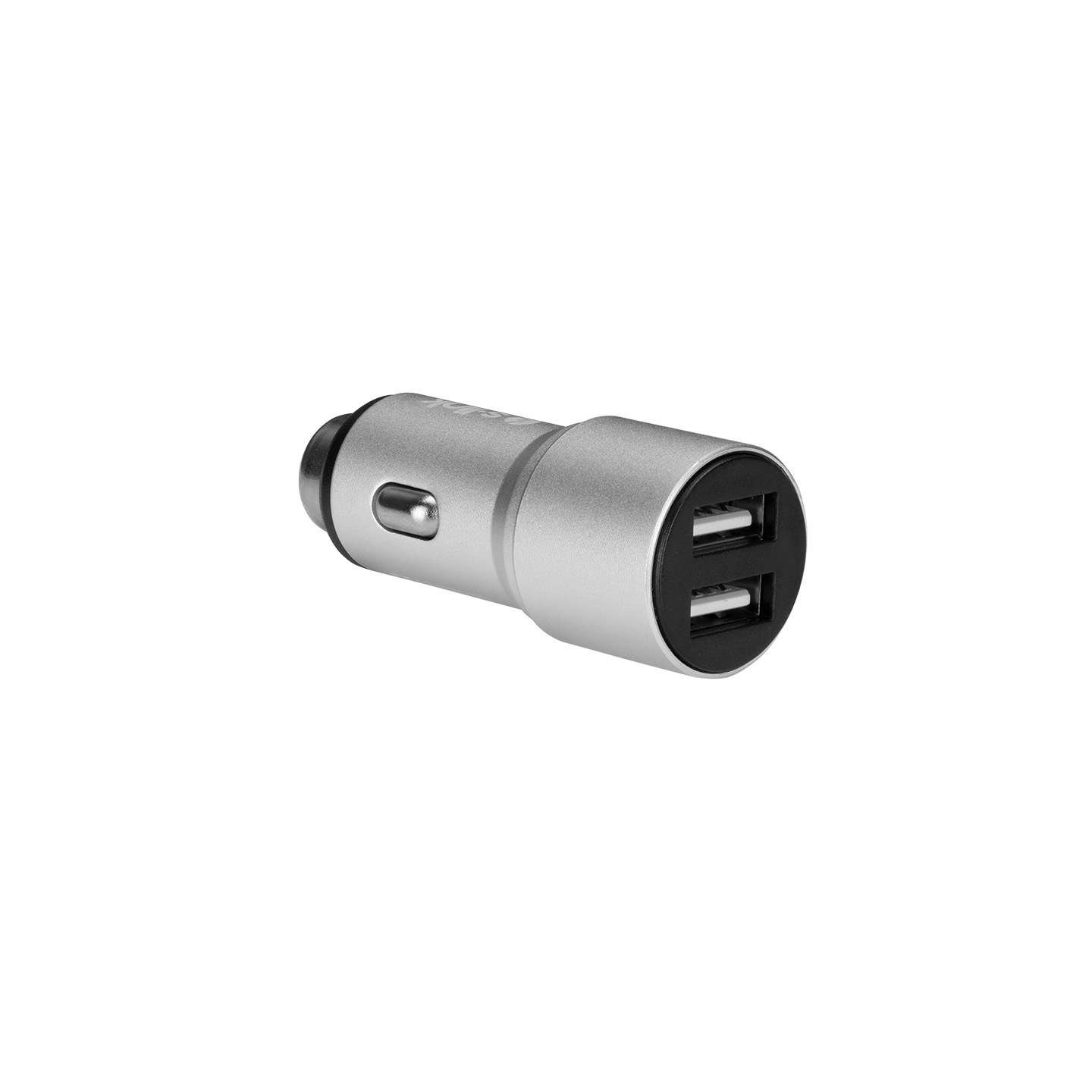 S-Link SW-C7 5 В 3,1 А, автомобильное зарядное устройство с двумя USB, серебристое